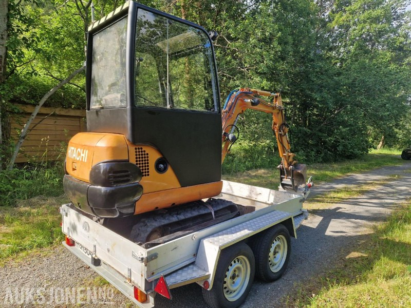 1996 Fiat-Hitachi FH15.2 Minigraver med gripeklo, pigghammer, 3 skuffer og Tysse maskinhenger MVA-FRI - Мини-экскаватор: фото 2 1996 Fiat-Hitachi FH15.2 Minigraver med gripeklo, pigghammer, 3 skuffer og Tysse maskinhenger MVA-FRI - Мини-экскаватор: фото 2