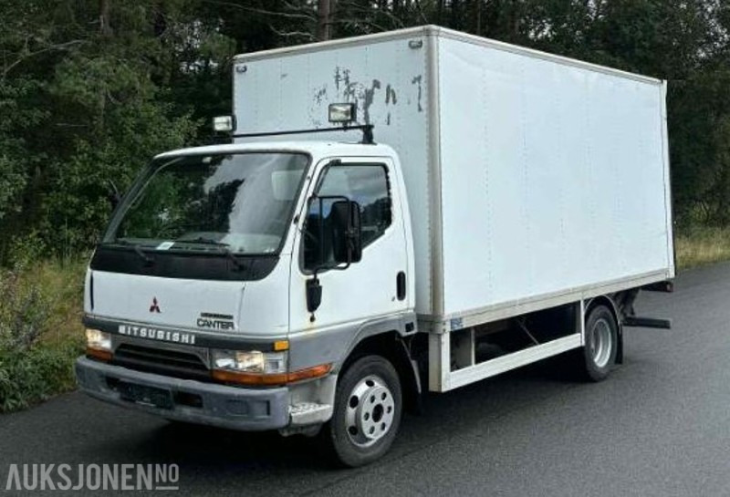1999 Mitsubishi Fuso Canter C1 Skapbil med løftelem - Грузовик с закрытым кузовом: фото 1 1999 Mitsubishi Fuso Canter C1 Skapbil med løftelem - Грузовик с закрытым кузовом: фото 1