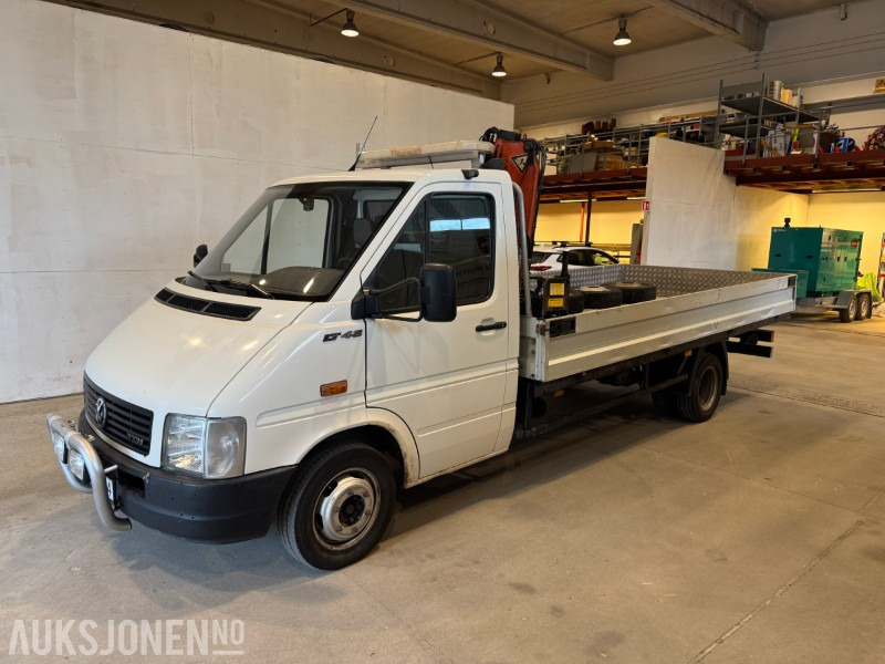 2002 Volkswagen LT46 planbil med Palfinger PC2300 kran - Автоманипулятор: фото 1 2002 Volkswagen LT46 planbil med Palfinger PC2300 kran - Автоманипулятор: фото 1