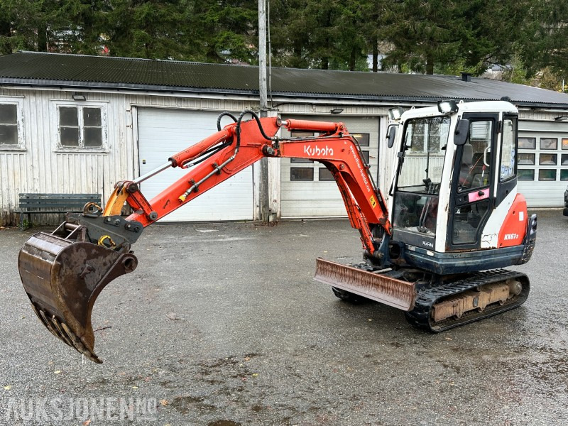 2007 Kubota KX61-3 Minigraver m/graveskuffe/anti-theft system, 4356 timer - Мини-экскаватор: фото 1 2007 Kubota KX61-3 Minigraver m/graveskuffe/anti-theft system, 4356 timer - Мини-экскаватор: фото 1