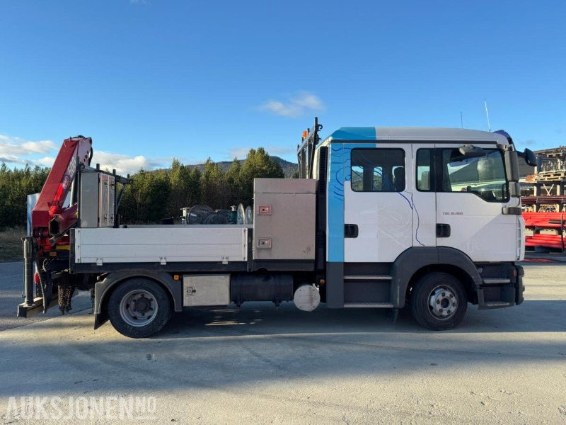2007 MAN TGL 8.180 4X2 LINJEBIL MED KRAN OG MASSE UTSTYR - Грузовик бортовой/ Платформа: фото 4 2007 MAN TGL 8.180 4X2 LINJEBIL MED KRAN OG MASSE UTSTYR - Грузовик бортовой/ Платформа: фото 4