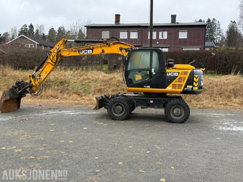 2014 JCB JS145W T4 Hjulgraver - KUN 9.216 arbeidstimer! ENGCON Rototilt, SERTIFISERT! 3 skuffer, sentralsmøring og hurtigkobling, - Экскаватор: фото 1 2014 JCB JS145W T4 Hjulgraver - KUN 9.216 arbeidstimer! ENGCON Rototilt, SERTIFISERT! 3 skuffer, sentralsmøring og hurtigkobling, - Экскаватор: фото 1