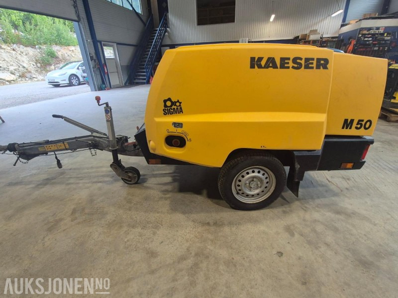 2014 Kaeser M50, tilhengermontert luftkompressor, 811 t - Строительное оборудование: фото 1 2014 Kaeser M50, tilhengermontert luftkompressor, 811 t - Строительное оборудование: фото 1