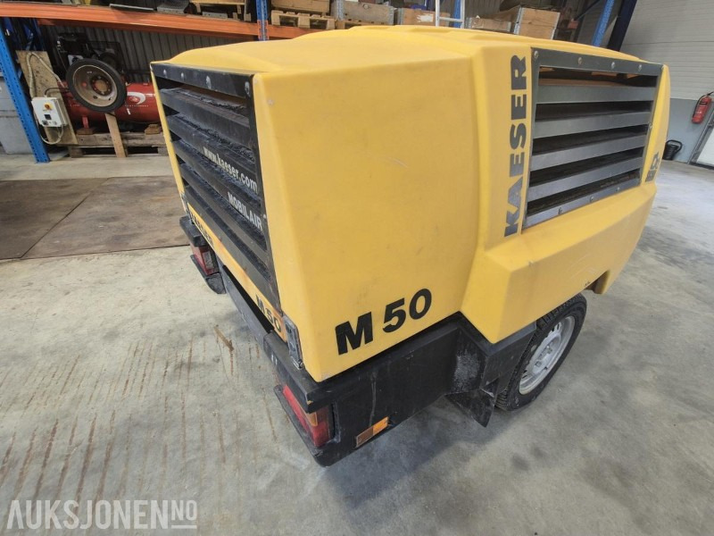 2014 Kaeser M50, tilhengermontert luftkompressor, 811 t - Строительное оборудование: фото 4 2014 Kaeser M50, tilhengermontert luftkompressor, 811 t - Строительное оборудование: фото 4