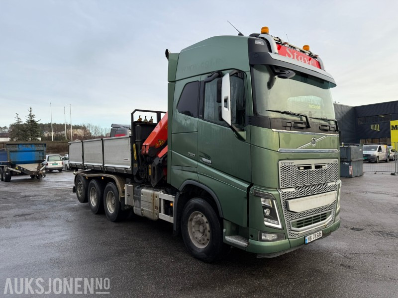 2015 Volvo FH16 750 8x4 / EURO 6 / Palfinger PK27002 SH Kran / Tipp / Fullutstyrt - Автоманипулятор: фото 4 2015 Volvo FH16 750 8x4 / EURO 6 / Palfinger PK27002 SH Kran / Tipp / Fullutstyrt - Автоманипулятор: фото 4