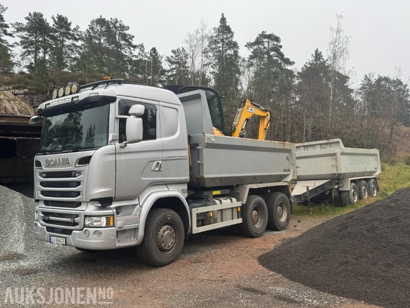 2017 Scania R730 tippbil med Maur trippelkjerre / EURO 6 / 6X4 - Самосвал: фото 1 2017 Scania R730 tippbil med Maur trippelkjerre / EURO 6 / 6X4 - Самосвал: фото 1