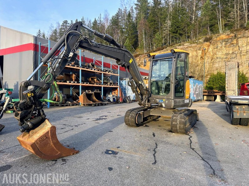 2019 VOLVO ECR50D MINIGRAVER 5 TONN STEELWRIST TILTROTATOR S40 1945 TIMER - Мини-экскаватор: фото 1 2019 VOLVO ECR50D MINIGRAVER 5 TONN STEELWRIST TILTROTATOR S40 1945 TIMER - Мини-экскаватор: фото 1