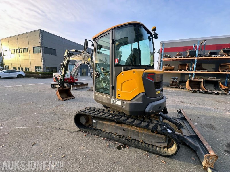 Мини-экскаватор 2019 VOLVO ECR50D MINIGRAVER 5 TONN STEELWRIST TILTROTATOR S40 1945 TIMER: фото 6
