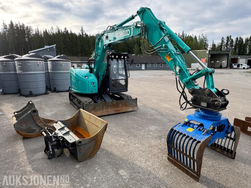 2020 Kobelco SK75SR-7 GRAVEMASKIN MED 2 SKUFFER OG SORTERINGSKLYPE - Экскаватор: фото 2 2020 Kobelco SK75SR-7 GRAVEMASKIN MED 2 SKUFFER OG SORTERINGSKLYPE - Экскаватор: фото 2