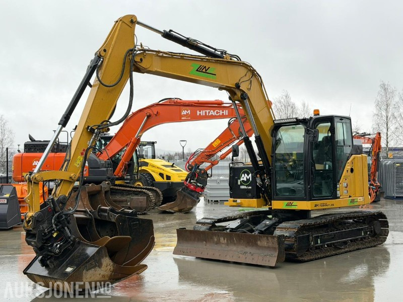 2021 modell Cat 310 Z - LINE elektrisk gravemaskin med rotortilt og tre skuffer. - Экскаватор: фото 1 2021 modell Cat 310 Z - LINE elektrisk gravemaskin med rotortilt og tre skuffer. - Экскаватор: фото 1