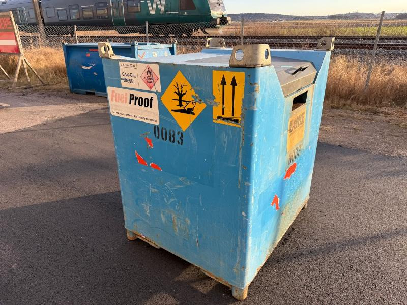 Dieseltank 1000L med pumpe – Fuel Proof CUBE - Строительное оборудование: фото 2 Dieseltank 1000L med pumpe – Fuel Proof CUBE - Строительное оборудование: фото 2