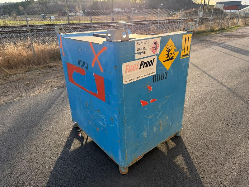 Dieseltank 1000L med pumpe – Fuel Proof CUBE - Строительное оборудование: фото 3 Dieseltank 1000L med pumpe – Fuel Proof CUBE - Строительное оборудование: фото 3