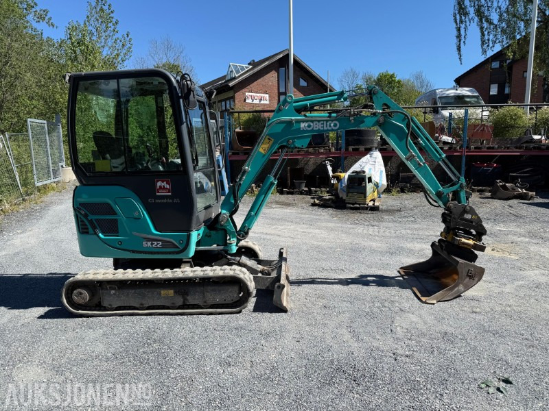 Kobelco SK22 minigraver, Engcon Tiltrotator, pigghammer, 2 skuffer, lys - Экскаватор: фото 4 Kobelco SK22 minigraver, Engcon Tiltrotator, pigghammer, 2 skuffer, lys - Экскаватор: фото 4
