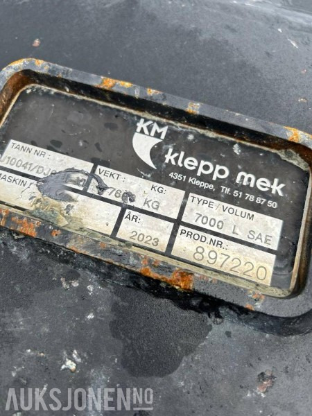 Навесное оборудование для Строительной техники 2023 Klepp Mek Graveskuffe 7000L med KM5 feste: фото 11 Навесное оборудование для Строительной техники 2023 Klepp Mek Graveskuffe 7000L med KM5 feste: фото 11