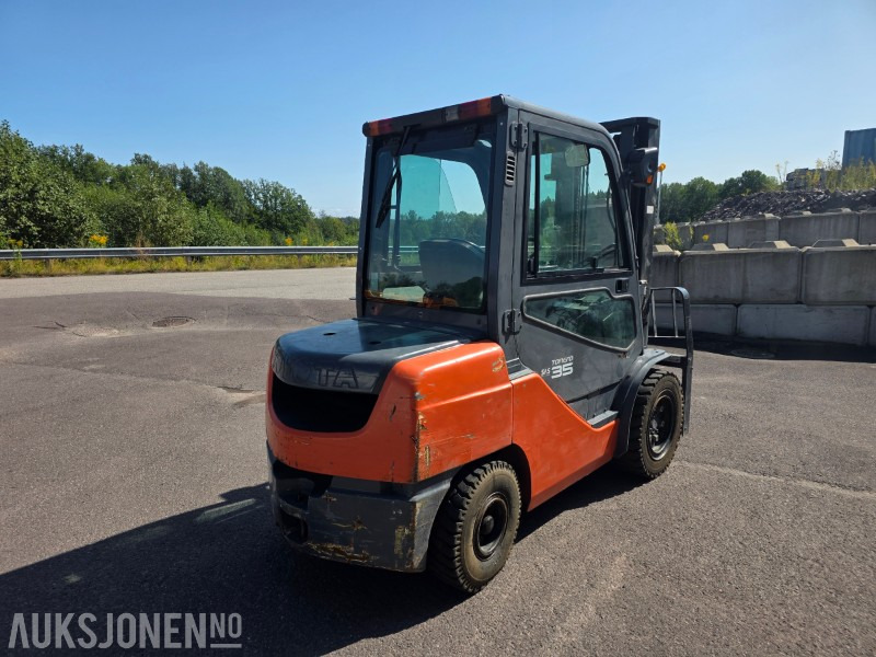 2008 Toyota Tonero 35 Motvektstruck - Diesel - 7972 Arbeidstimer - - Погрузочно-разгрузочная техника: фото 5 2008 Toyota Tonero 35 Motvektstruck - Diesel - 7972 Arbeidstimer - - Погрузочно-разгрузочная техника: фото 5