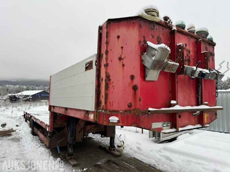 2005 Hrd 2-Akslet Semitrailer uttskyt bak og kile for tvangsstyring - Прицеп: фото 2 2005 Hrd 2-Akslet Semitrailer uttskyt bak og kile for tvangsstyring - Прицеп: фото 2