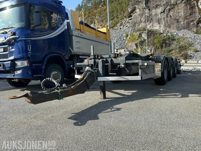 2005 Nor slep PHV 24C - 3 akslet 20 fots Container tralle - EU Godkjent - Прицеп: фото 1 2005 Nor slep PHV 24C - 3 akslet 20 fots Container tralle - EU Godkjent - Прицеп: фото 1