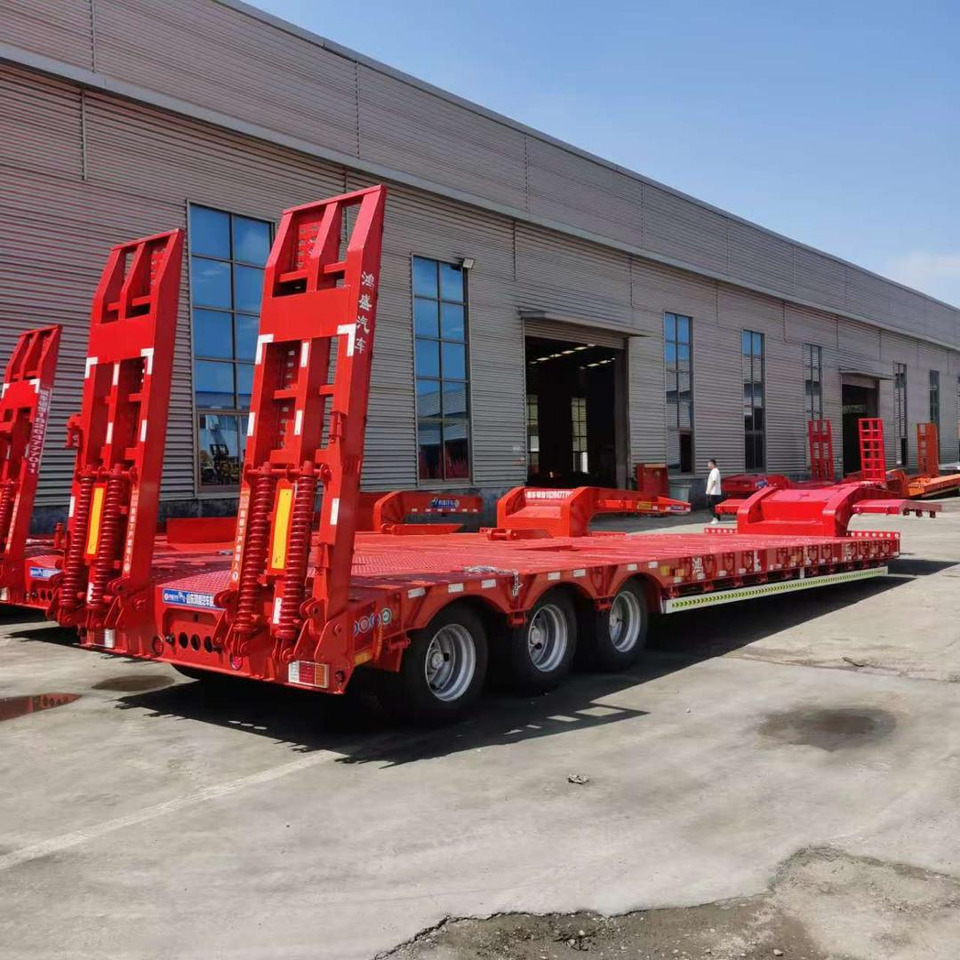 Новый Низкорамный полуприцеп ZHICHENG Semi Flat Bed Low Bed in New or Used with 3 Axles 4 Axles: фото 11