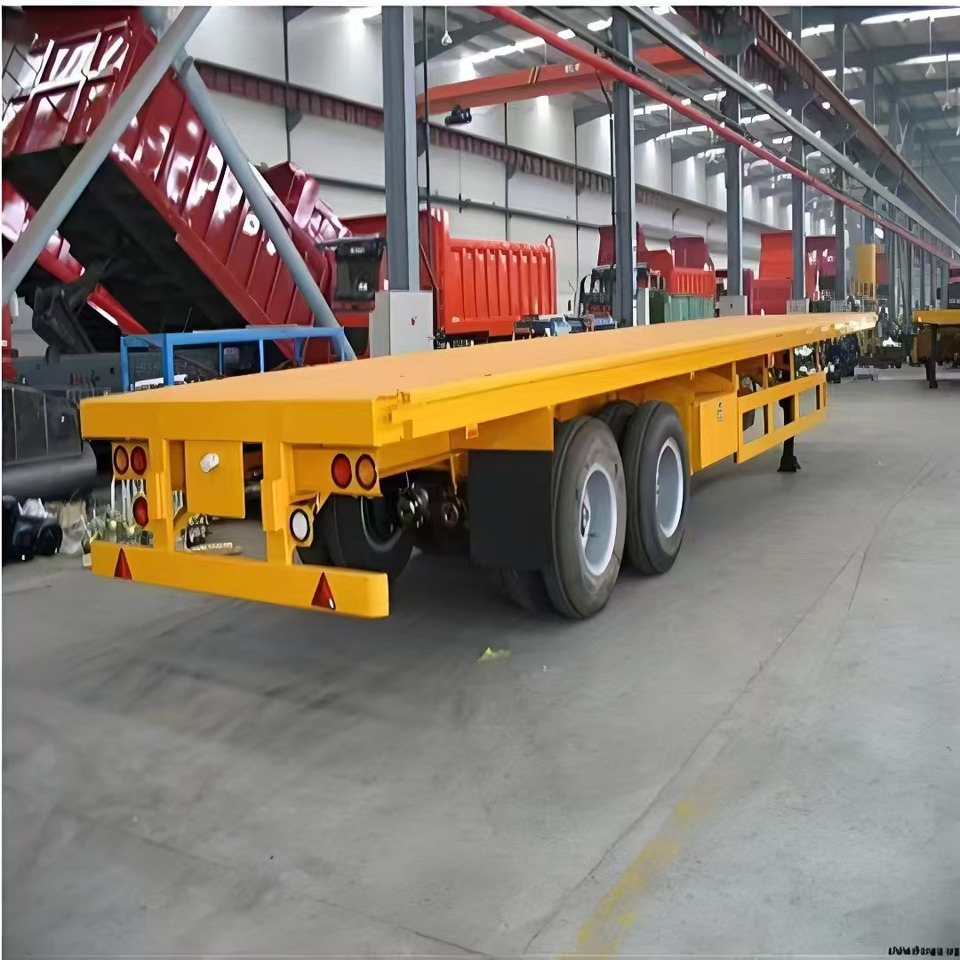 Новый Низкорамный полуприцеп ZHICHENG Semi Flat Bed Low Bed in New or Used with 3 Axles 4 Axles: фото 30