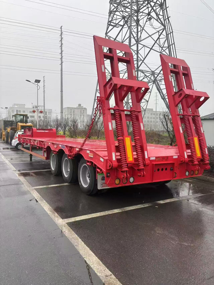 Новый Низкорамный полуприцеп ZHICHENG Semi Flat Bed Low Bed in New or Used with 3 Axles 4 Axles: фото 23