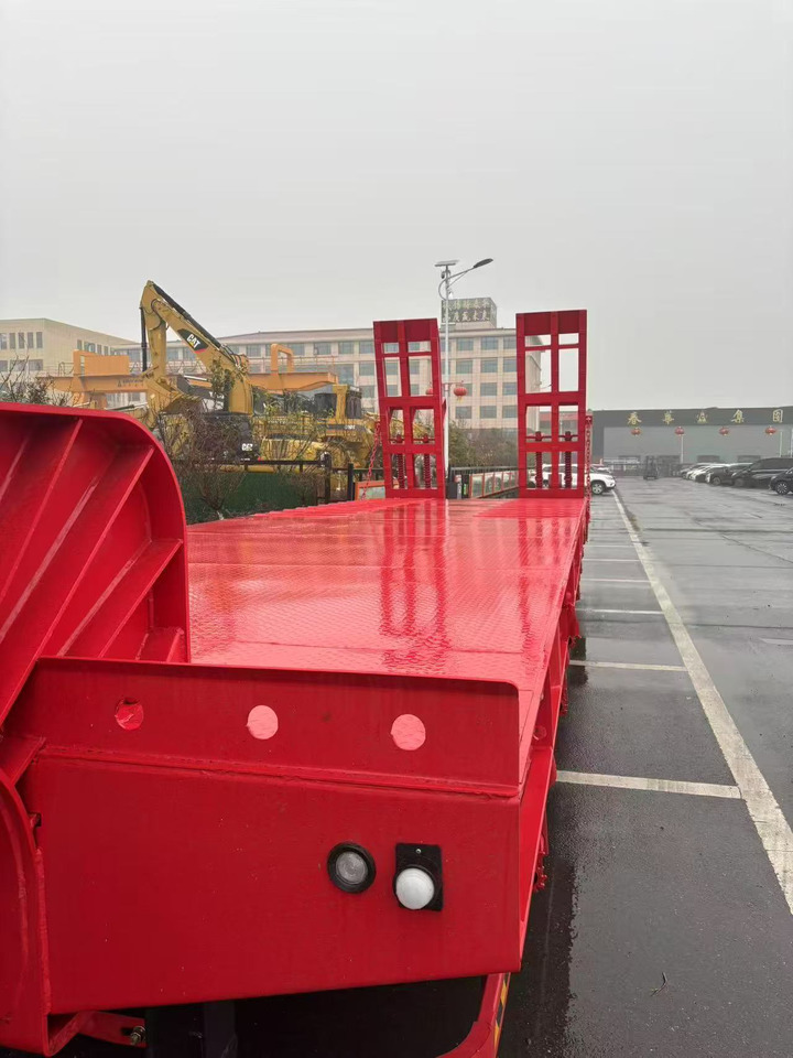 Новый Низкорамный полуприцеп ZHICHENG Semi Flat Bed Low Bed in New or Used with 3 Axles 4 Axles: фото 22