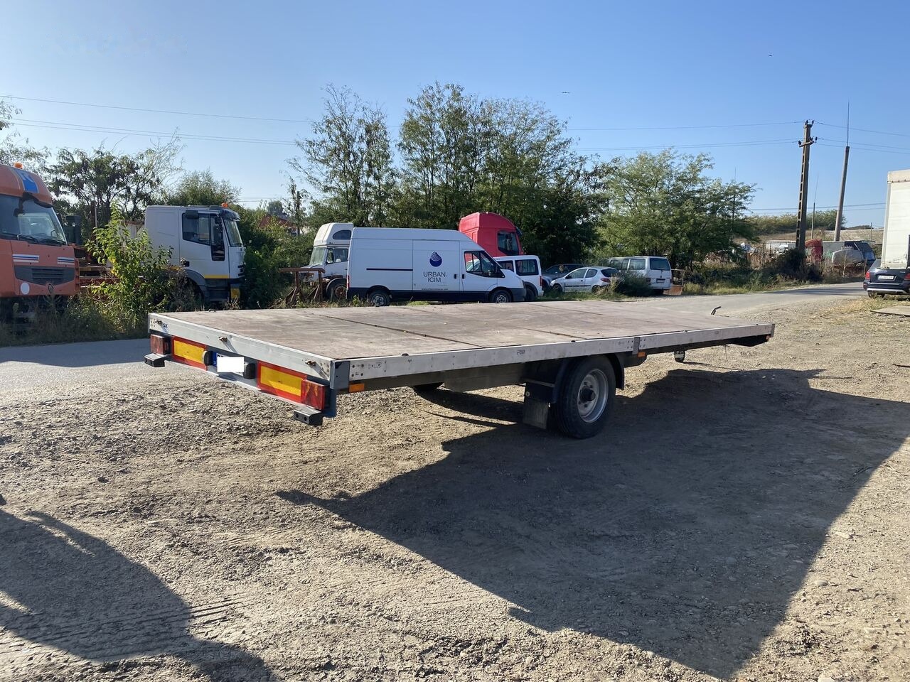 Schmitz Cargobull REPACOM Rema remorca 6,5 m lungime platforma pentru marfa / util - Прицеп бортовой/ Платформа: фото 1 Schmitz Cargobull REPACOM Rema remorca 6,5 m lungime platforma pentru marfa / util - Прицеп бортовой/ Платформа: фото 1