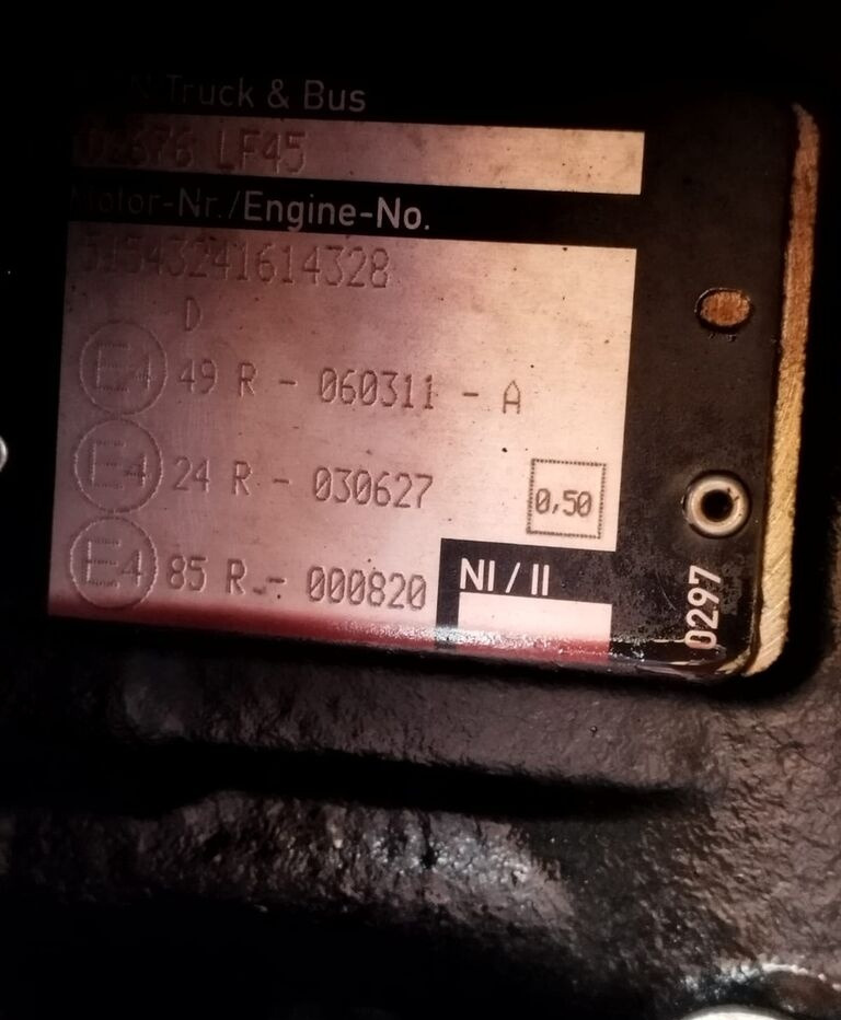 MAN D2676LF45 MAN TGX TGS truck - Двигатель для Грузовиков: фото 5 MAN D2676LF45 MAN TGX TGS truck - Двигатель для Грузовиков: фото 5