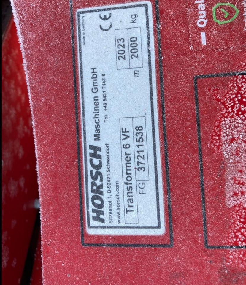HORSCH TRANSFORMER 6 VF - Техника для обработки почвы: фото 5 HORSCH TRANSFORMER 6 VF - Техника для обработки почвы: фото 5