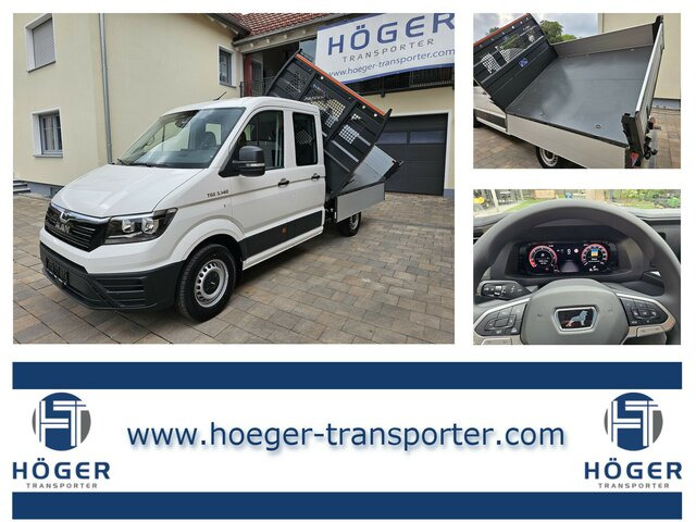 MAN TGE 3.140 Doka L3 Dreiseitenkipper Facelift - Малотоннажный самосвал, Грузопассажирский фургон: фото 1 MAN TGE 3.140 Doka L3 Dreiseitenkipper Facelift - Малотоннажный самосвал, Грузопассажирский фургон: фото 1