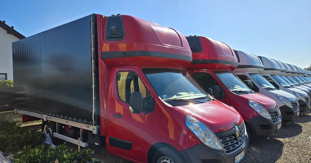 Renault Master 2x 10 pal 2019r dci170 - Тентованный фургон: фото 1 Renault Master 2x 10 pal 2019r dci170 - Тентованный фургон: фото 1