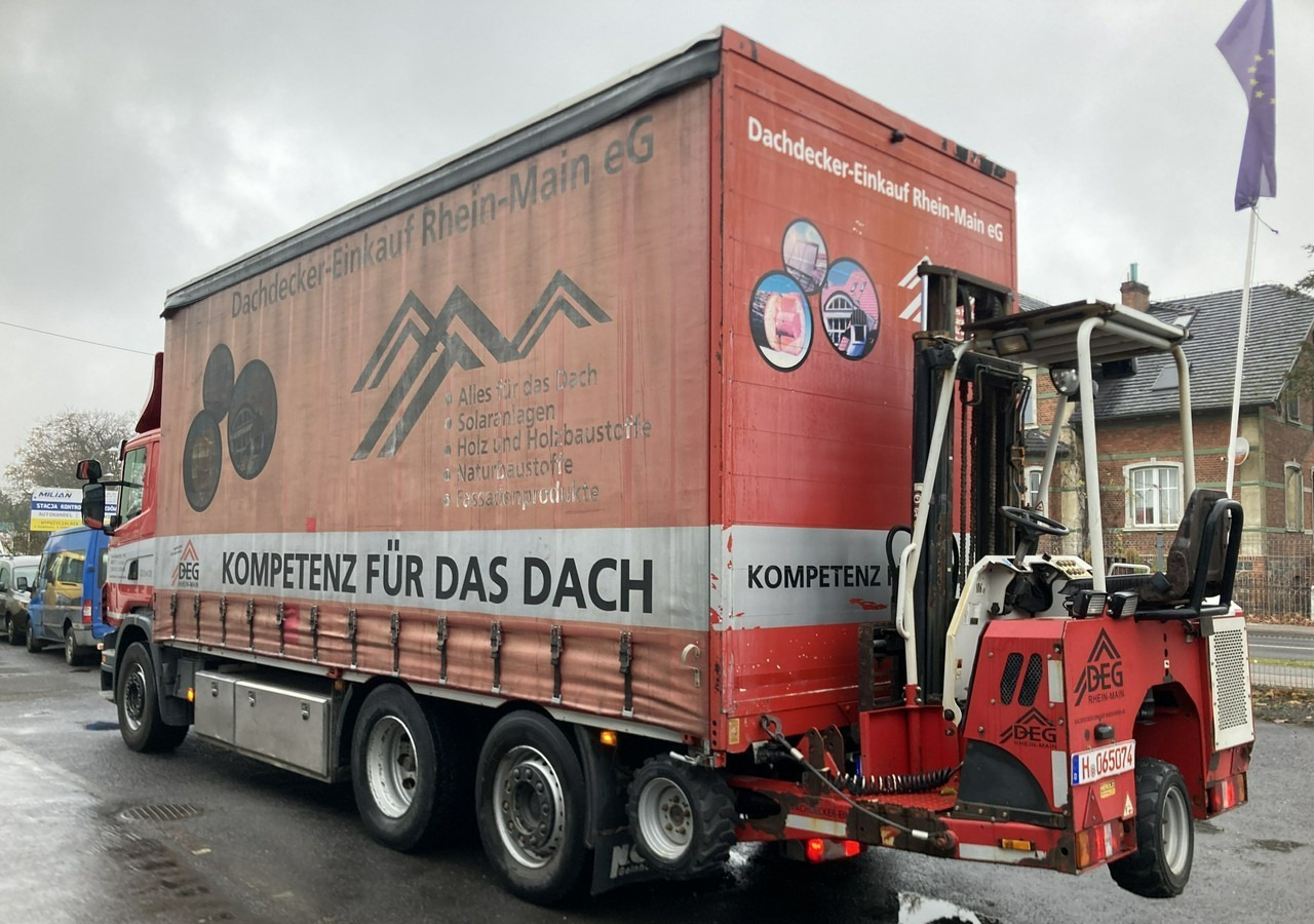 Inna Inny Scania G320 Wózek PALFINGER Firanka Plandeka plandeka Moffett - Тентованный грузовик: фото 5 Inna Inny Scania G320 Wózek PALFINGER Firanka Plandeka plandeka Moffett - Тентованный грузовик: фото 5
