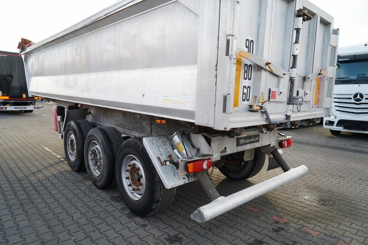 Самосвальный полуприцеп Benalu WYWROTKA / 23 m3 / ALUMINIOWA / OŚ PODNOSZONA /: фото 11