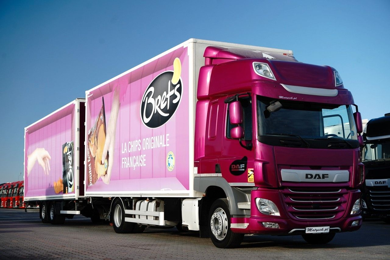 DAF CF 450 / ZESTAW TANDEM / KONTENER / 120 M3 / PR - Грузовик с закрытым кузовом: фото 4 DAF CF 450 / ZESTAW TANDEM / KONTENER / 120 M3 / PR - Грузовик с закрытым кузовом: фото 4