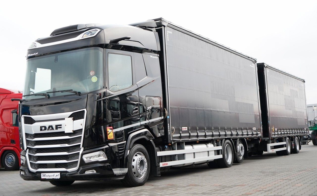 DAF XG 480 / ZESTAW TANDEM / 120 M3 / PRZEJAZDOWY / - Тентованный грузовик: фото 1 DAF XG 480 / ZESTAW TANDEM / 120 M3 / PRZEJAZDOWY / - Тентованный грузовик: фото 1