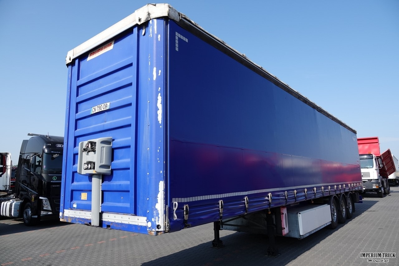 FRUEHAUF / FIRANKA / STANDARD / MOCNA PODŁOGA SZYNA DESKA / PALECIARA / OSIE SAF - Тентованный полуприцеп: фото 3 FRUEHAUF / FIRANKA / STANDARD / MOCNA PODŁOGA SZYNA DESKA / PALECIARA / OSIE SAF - Тентованный полуприцеп: фото 3