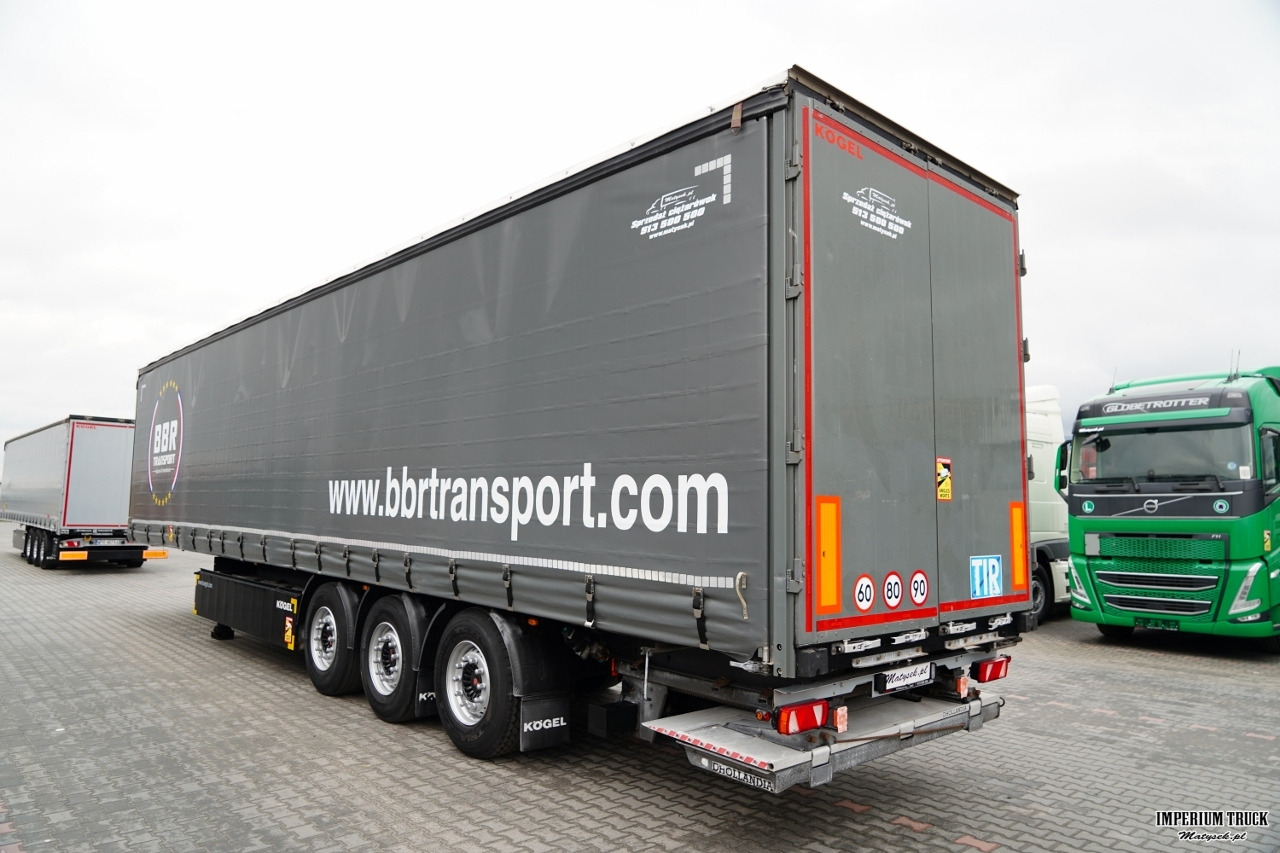 KOGEL / FIRANKA / STANDARD / WINDA 2 000 kg / KOSZ NA PALETY / OŚ PODONOSZONA / SAF - Тентованный полуприцеп: фото 2 KOGEL / FIRANKA / STANDARD / WINDA 2 000 kg / KOSZ NA PALETY / OŚ PODONOSZONA / SAF - Тентованный полуприцеп: фото 2
