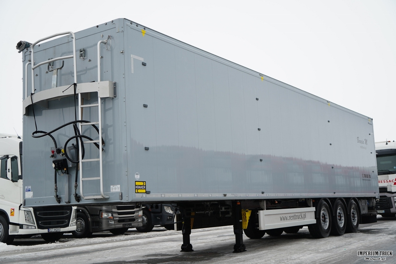 KRAKER / WALKING FLOOR / RUCHOMA PODŁOGA / 90 M3 / OŚ PODNOSZONA / SAF - Полуприцеп с подвижным полом: фото 2 KRAKER / WALKING FLOOR / RUCHOMA PODŁOGA / 90 M3 / OŚ PODNOSZONA / SAF - Полуприцеп с подвижным полом: фото 2