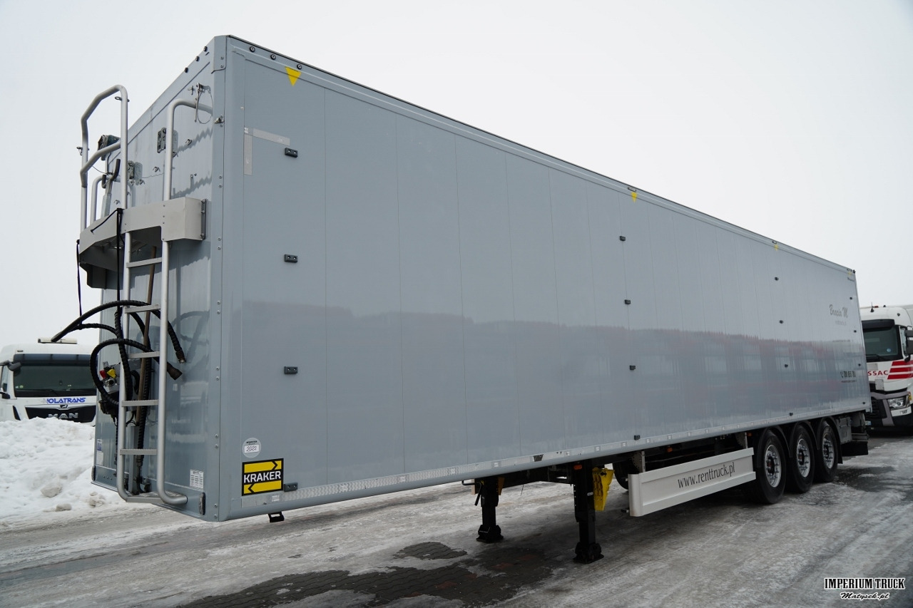 KRAKER / WALKING FLOOR / RUCHOMA PODŁOGA / 90 M3 / OŚ PODNOSZONA / SAF - Полуприцеп с подвижным полом: фото 3 KRAKER / WALKING FLOOR / RUCHOMA PODŁOGA / 90 M3 / OŚ PODNOSZONA / SAF - Полуприцеп с подвижным полом: фото 3