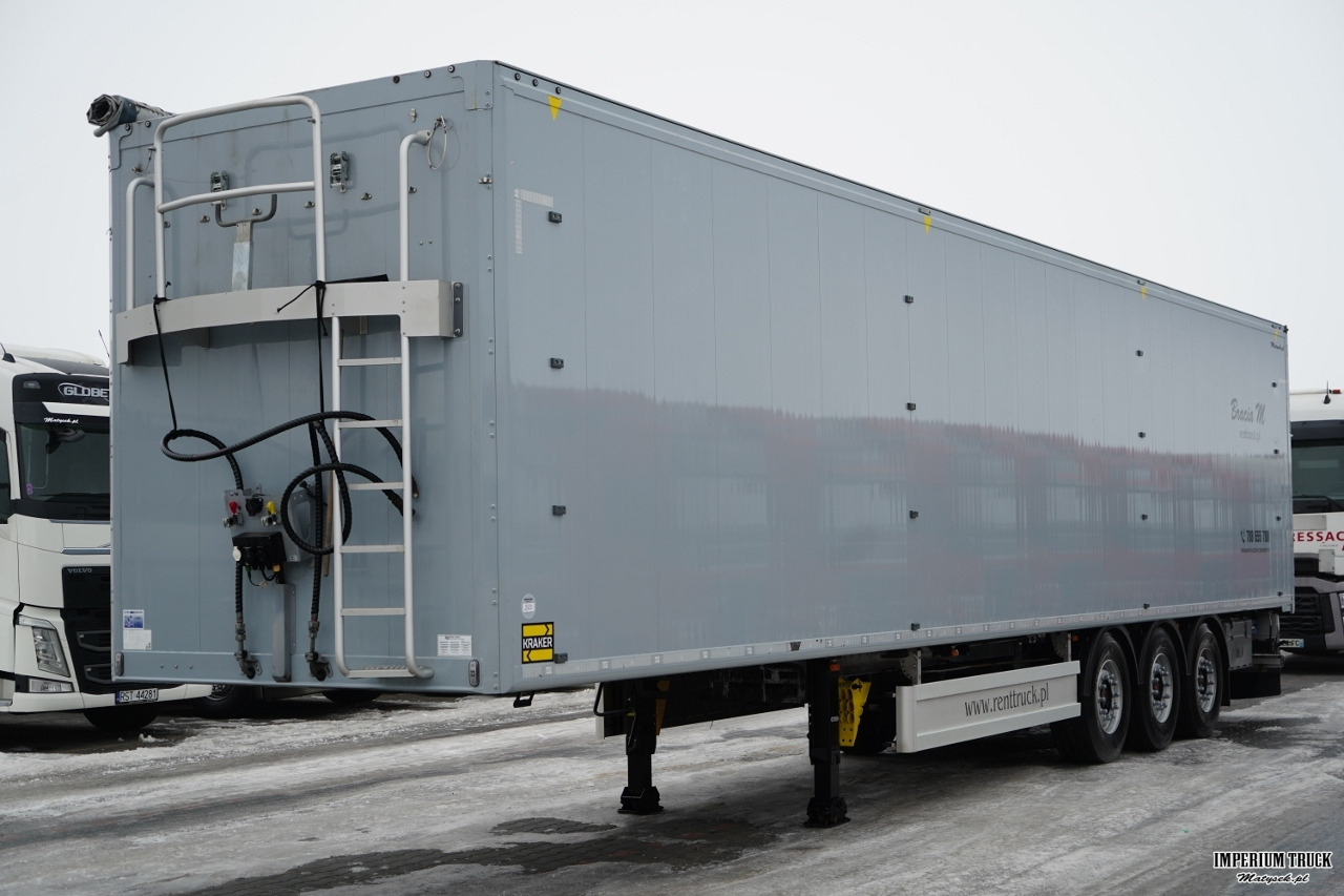 KRAKER / WALKING FLOOR / RUCHOMA PODŁOGA / 90 M3 / OŚ PODNOSZONA / SAF - Полуприцеп с подвижным полом: фото 1 KRAKER / WALKING FLOOR / RUCHOMA PODŁOGA / 90 M3 / OŚ PODNOSZONA / SAF - Полуприцеп с подвижным полом: фото 1