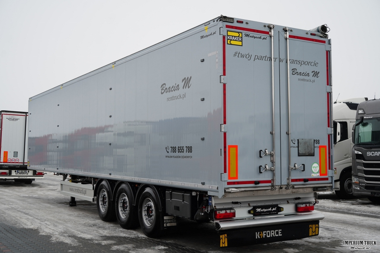 KRAKER / WALKING FLOOR / RUCHOMA PODŁOGA / 90 M3 / OŚ PODNOSZONA / SAF - Полуприцеп с подвижным полом: фото 5 KRAKER / WALKING FLOOR / RUCHOMA PODŁOGA / 90 M3 / OŚ PODNOSZONA / SAF - Полуприцеп с подвижным полом: фото 5