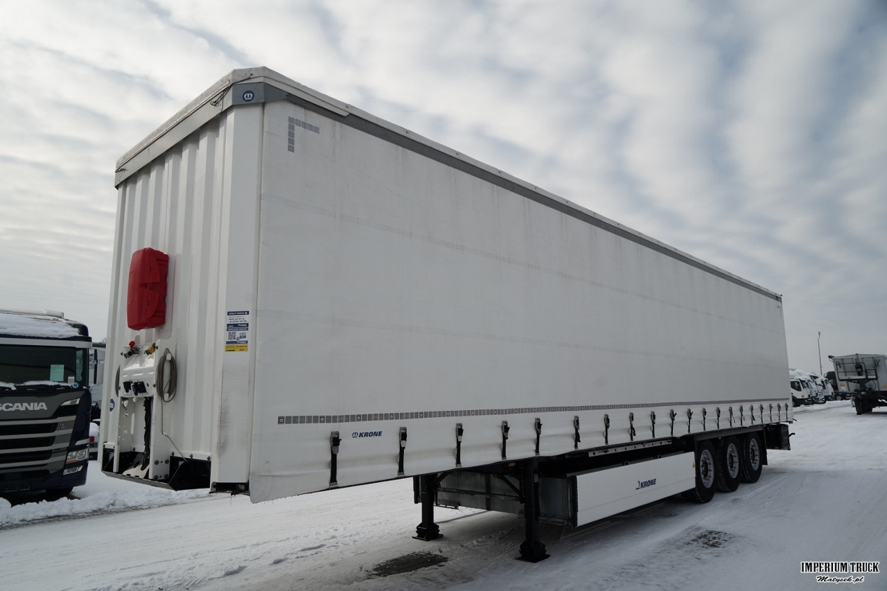 KRONE FIRANKA / 2024 ROK / KOSZ NA PALETY / 2 OSIE PODNOSZONE / MAŁO UŻYWANA / - Тентованный полуприцеп: фото 4 KRONE FIRANKA / 2024 ROK / KOSZ NA PALETY / 2 OSIE PODNOSZONE / MAŁO UŻYWANA / - Тентованный полуприцеп: фото 4