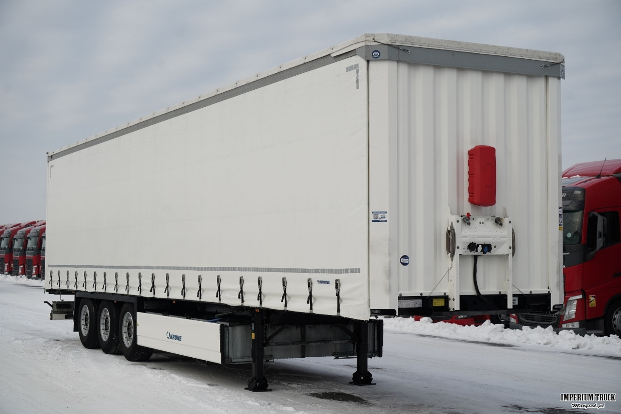 KRONE FIRANKA / 2024 ROK / KOSZ NA PALETY / 2 OSIE PODNOSZONE / MAŁO UŻYWANA / - Тентованный полуприцеп: фото 1 KRONE FIRANKA / 2024 ROK / KOSZ NA PALETY / 2 OSIE PODNOSZONE / MAŁO UŻYWANA / - Тентованный полуприцеп: фото 1