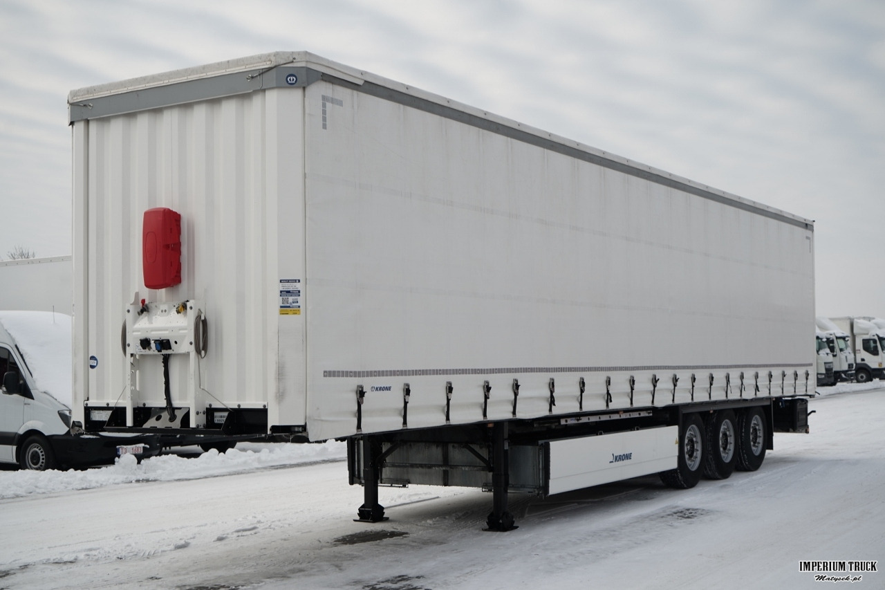 KRONE FIRANKA / 2024 ROK / KOSZ NA PALETY / 2 OSIE PODNOSZONE / MAŁO UŻYWANA / - Тентованный полуприцеп: фото 3 KRONE FIRANKA / 2024 ROK / KOSZ NA PALETY / 2 OSIE PODNOSZONE / MAŁO UŻYWANA / - Тентованный полуприцеп: фото 3