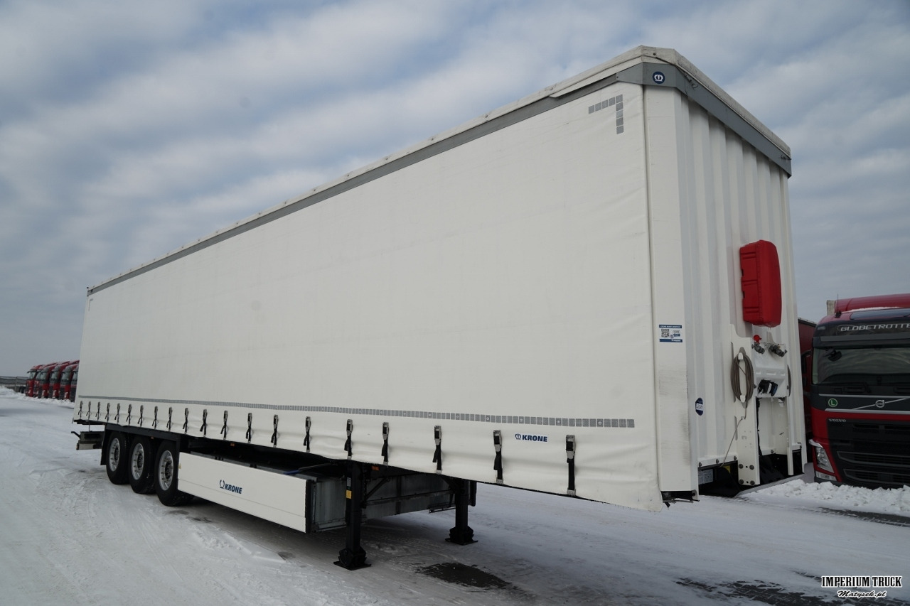 KRONE FIRANKA / 2024 ROK / KOSZ NA PALETY / 2 OSIE PODNOSZONE / MAŁO UŻYWANA / - Тентованный полуприцеп: фото 2 KRONE FIRANKA / 2024 ROK / KOSZ NA PALETY / 2 OSIE PODNOSZONE / MAŁO UŻYWANA / - Тентованный полуприцеп: фото 2