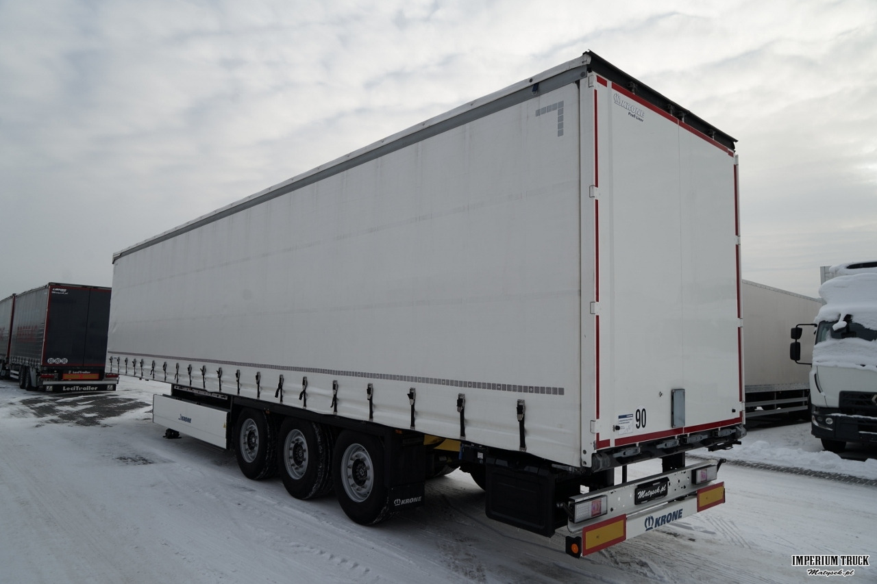 KRONE FIRANKA / 2024 ROK / KOSZ NA PALETY / 2 OSIE PODNOSZONE / MAŁO UŻYWANA / - Тентованный полуприцеп: фото 5 KRONE FIRANKA / 2024 ROK / KOSZ NA PALETY / 2 OSIE PODNOSZONE / MAŁO UŻYWANA / - Тентованный полуприцеп: фото 5