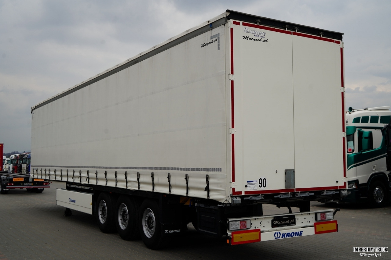 KRONE FIRANKA / 2024 ROK / KOSZ NA PALETY / 2 OSIE PODNOSZONE / MAŁO UŻYWANA / - Тентованный полуприцеп: фото 5 KRONE FIRANKA / 2024 ROK / KOSZ NA PALETY / 2 OSIE PODNOSZONE / MAŁO UŻYWANA / - Тентованный полуприцеп: фото 5