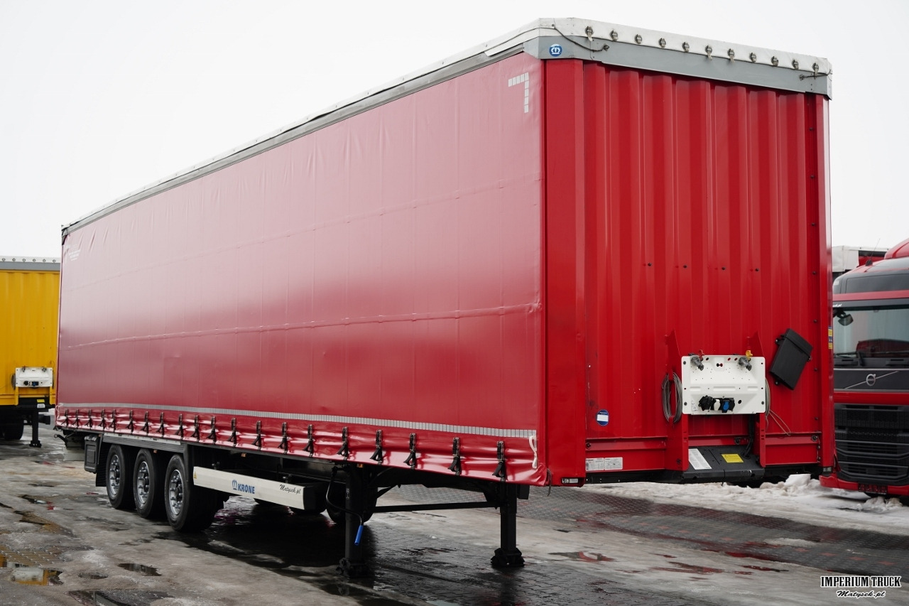 KRONE FIRANKA / MEGA / OŚ PODNOSZONA / DACH PODNOSZONY / LOW DECK / - Тентованный полуприцеп: фото 1 KRONE FIRANKA / MEGA / OŚ PODNOSZONA / DACH PODNOSZONY / LOW DECK / - Тентованный полуприцеп: фото 1