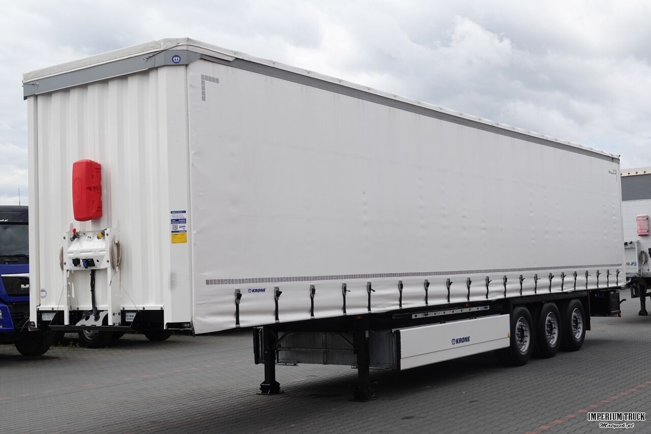 KRONE FIRANKA / STANDARD / 2 OSIE PODNOSZONE / KOSZ NA PALETY / 40 TYS.KM. / 2025 ROK / - Тентованный полуприцеп: фото 1 KRONE FIRANKA / STANDARD / 2 OSIE PODNOSZONE / KOSZ NA PALETY / 40 TYS.KM. / 2025 ROK / - Тентованный полуприцеп: фото 1