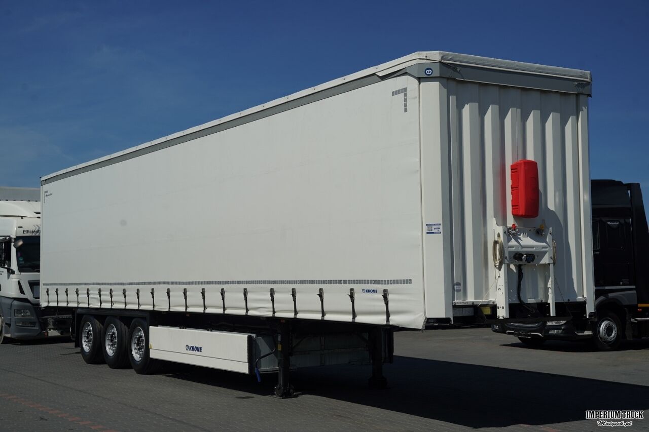 KRONE FIRANKA / STANDARD / 2 OSIE PODNOSZONE / KOSZ NA PALETY / 40 TYS.KM. / 2025 ROK / - Тентованный полуприцеп: фото 1 KRONE FIRANKA / STANDARD / 2 OSIE PODNOSZONE / KOSZ NA PALETY / 40 TYS.KM. / 2025 ROK / - Тентованный полуприцеп: фото 1