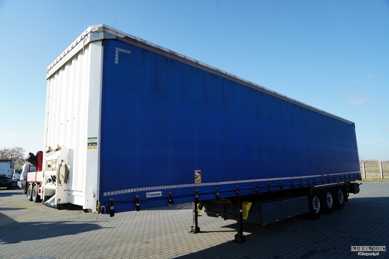 KRONE / FIRANKA / STANDARD / KOSZ NA PALETY / OŚ PODNOSZONA / DACH PODNOSZONY / SAF - Тентованный полуприцеп: фото 4 KRONE / FIRANKA / STANDARD / KOSZ NA PALETY / OŚ PODNOSZONA / DACH PODNOSZONY / SAF - Тентованный полуприцеп: фото 4